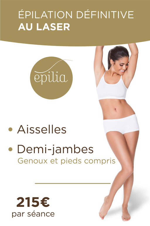 epilation laser aisselles demi jambes arlon mob