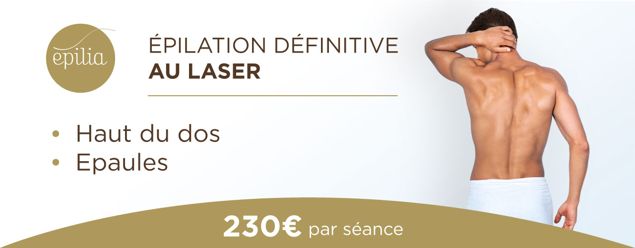 epilation laser haut dos epaules homme arlon