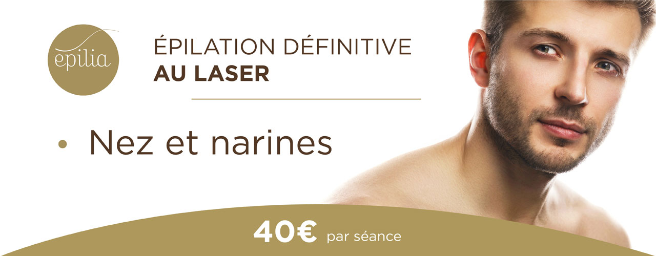 epilation laser nez narines homme arlon